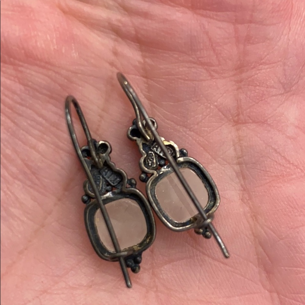 Moonstone And Solid Silver Earrings - image 2